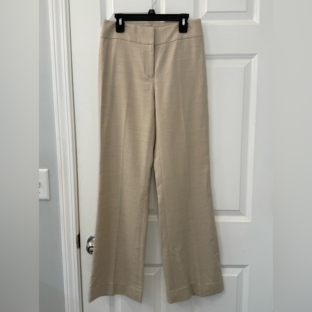 Women’s Antonio Melani Beige Linen Blend Dress Pants Size 0